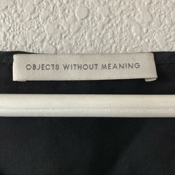 Objects Wothout Meaning - Black Mini Dress - Sz L - Picture 7 of 7
